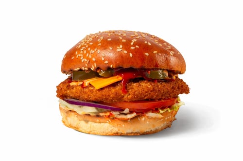 Rooster Mexican Burger Rooster Mexican Burger