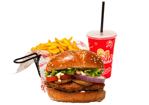 Grill Flame Tikka Burger Menü