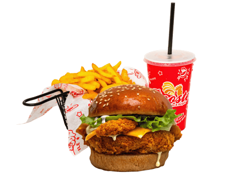 Double Crunchy Burger Menü