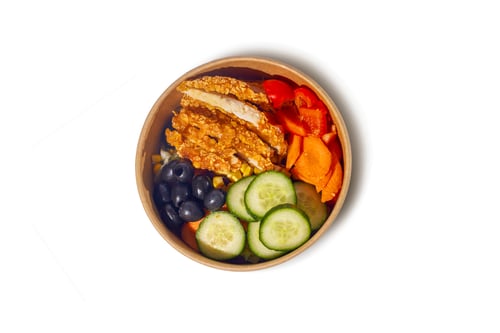 Crunchy Chicken Salat Crunchy Chicken Salat