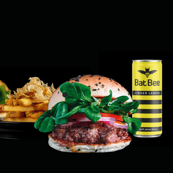 Hamburger + Fries + Getränk