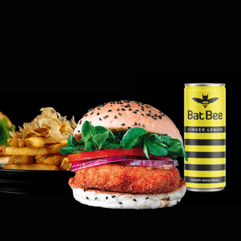 Ebi Burger + Fries + Getränk