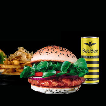 Chicken Burger + Fries + Getränk