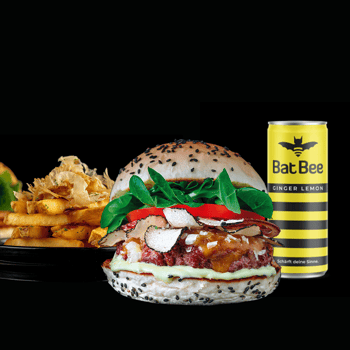 Trüffel Burger + Fries + Getränk