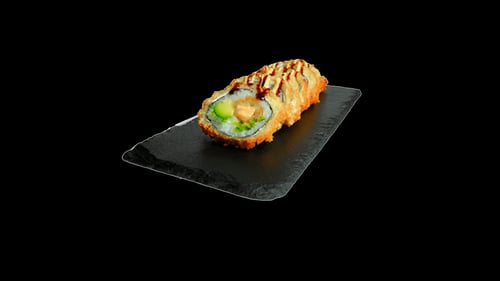 #39P Crunchy Lachs Fat Roll 