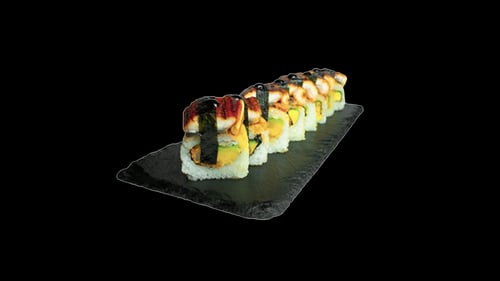 #54 Black Dragon Inside Out Roll