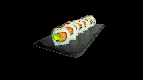 #46 Spicy Lachs Roll