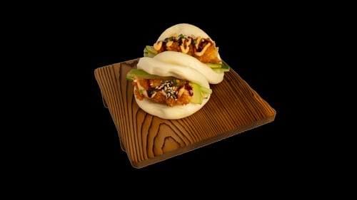 #B2 Dui Bun mit frittiertem Lachs