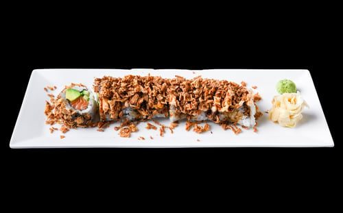 Crunchy Lachs Inside Out Roll (57)