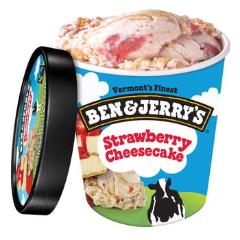 Ben and jerry's : Strawberry Cheesecake