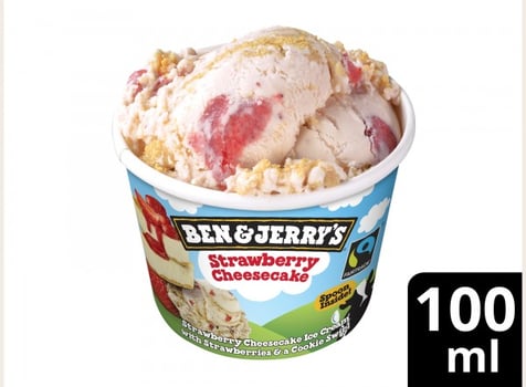 Ben and jerry's : Strawberry Cheesecake