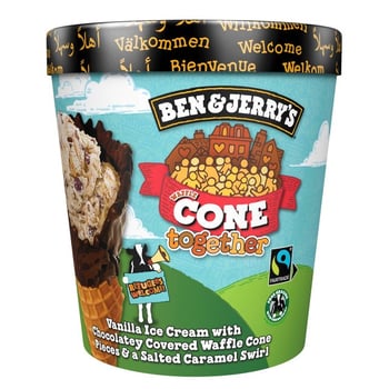 Ben and jerry's : Cone together