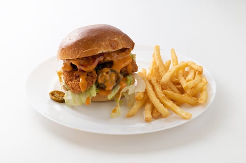 2 Crispy  Burgers (Menu)