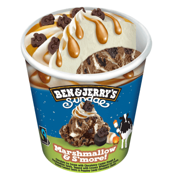 Ben & Jerry's Sundae Marshmallow & S'more 427ml