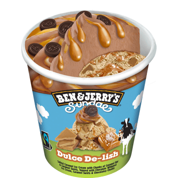 Ben & Jerry's Dulce De-lish Sundae 465ml