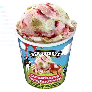 Ben & Jerry's Strawberry Doughnut-eee 465m Ben & Jerry's Strawberry Doughnut-eee 465m