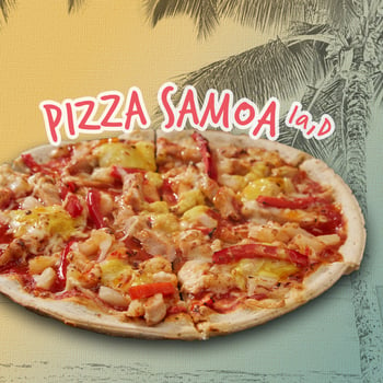 Pizza Samoa 60x40cm