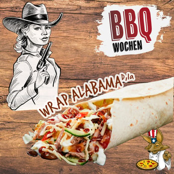 Wrap Alabama Pulled Turkey