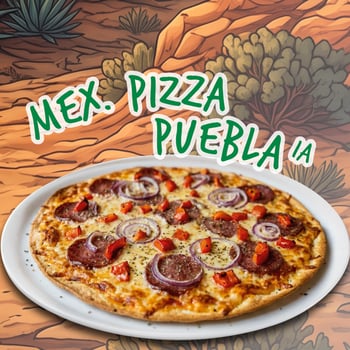 Mexikanische Pizza Puebla Ø 28cm Mexikanische Pizza Puebla Ø 28cm