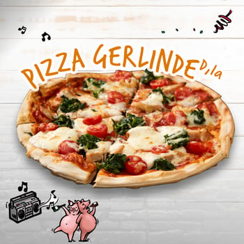 Pizza Gerlinde 60x40cm