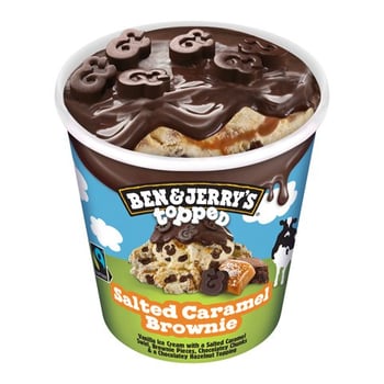 Ben & Jerry's Topped  Salted Caramel Brownie  (438ml)