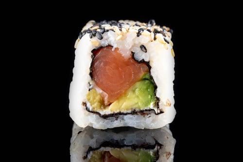 (110b) California Lachs Avocado mit Frischkäse