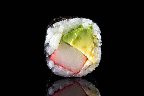 (90a) Surimi Avocado Maki 