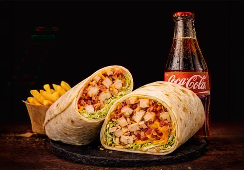 Hot Chicken Lemon Wrap Menü Hot Chicken Lemon Wrap Menü