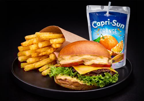 Kidsmenü Cheeseburger