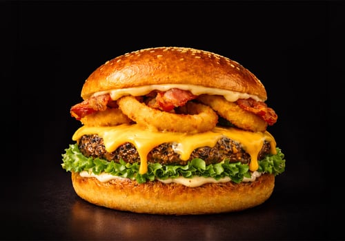 Onion Bacon Burger Onion Bacon Burger