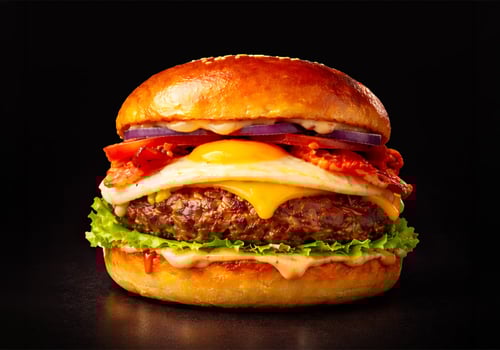 Bacon & Egg Burger Bacon & Egg Burger