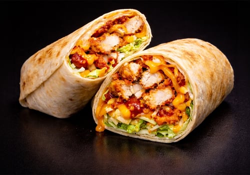 Crispy Chicken Wrap Crispy Chicken Wrap