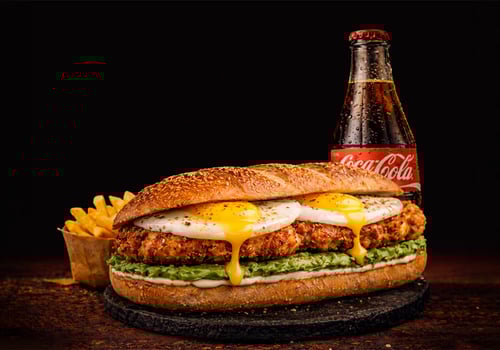 The Morning Glory Baguette Menü