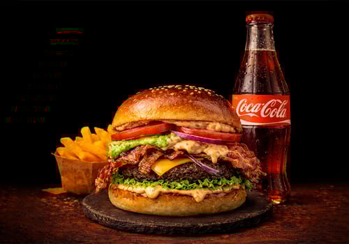 Guacamole Bacon Burger Menü