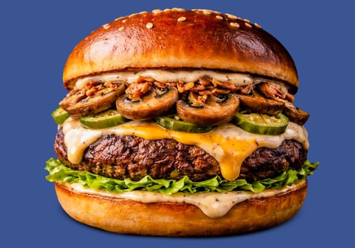 Creamy Mushroom Burger