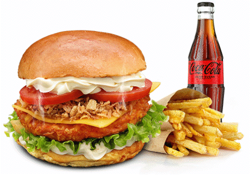 Crispy Chicken Burger Menü Crispy Chicken Burger Menü
