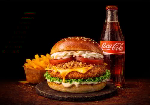 Crispy Chicken Burger Menü