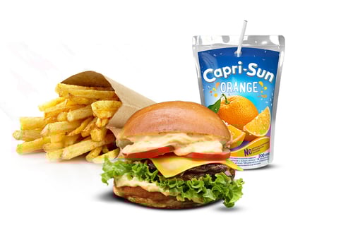 Kidsmenü Cheeseburger