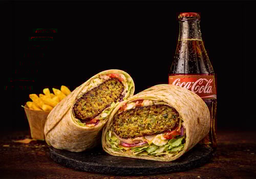 Veggie Wrap Menü Veggie Wrap Menü