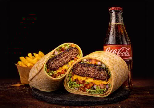 Veggie Delight Wrap Menü Veggie Delight Wrap Menü