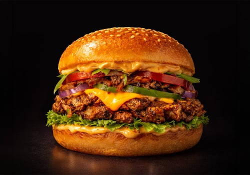 Philly Cheese Steak Burger Philly Cheese Steak Burger