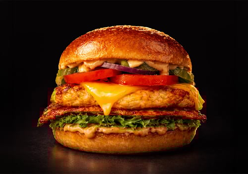 Hot Chicken Lemon Burger Hot Chicken Lemon Burger