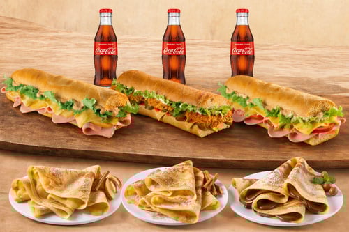 Großes Croque Menü