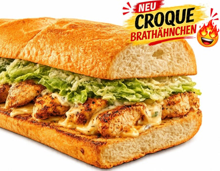 Croque Brathähnchen Croque Brathähnchen