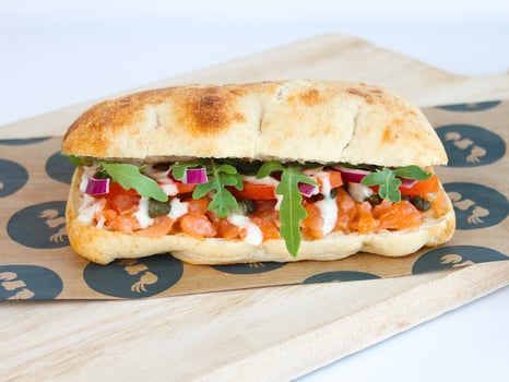 Broadje Zalm citroen dille mayonaise