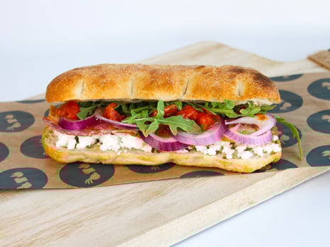 Broadje geitenkaas bacon