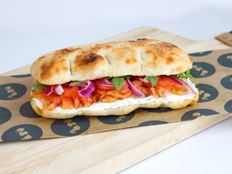 Broadje zalm kruidenkaas