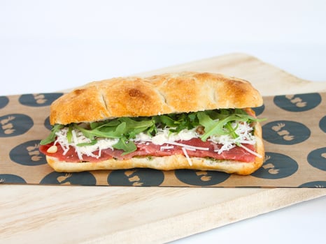 Broadje carpaccio truffelmayo