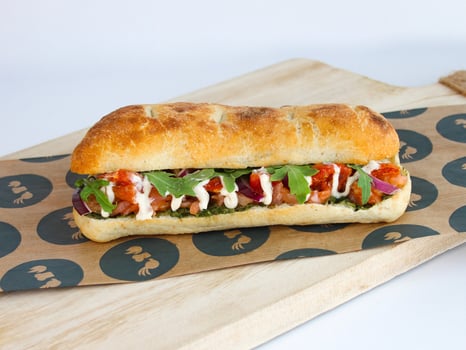 Broadje zalm truffel mayonaise