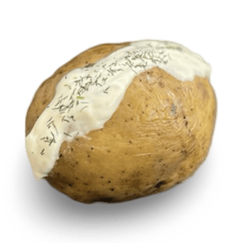Gepofte aardappel